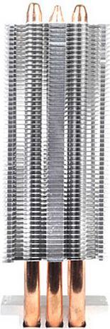 Produktbild Silverstone SST-AR01 - Argon CPU-Kühler mit 3 Wärmerohren, Direct Contact Heatpipe-Technologie und e