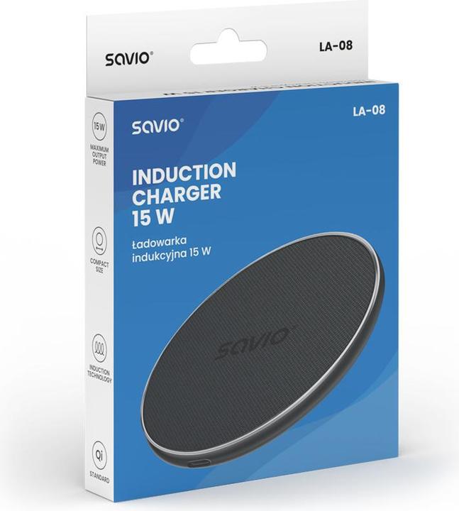 Produktbild Savio LA-08 mobile device charger Smartphone Black USB Outdoor