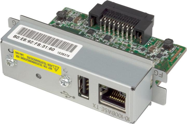 Immagine prodotto Epson Interfaccia Ethernet, interfaccia UB-E04, Ethernet, 1x RJ-45 (10Base-T/100Base-TX), 1x USB-A (WL
