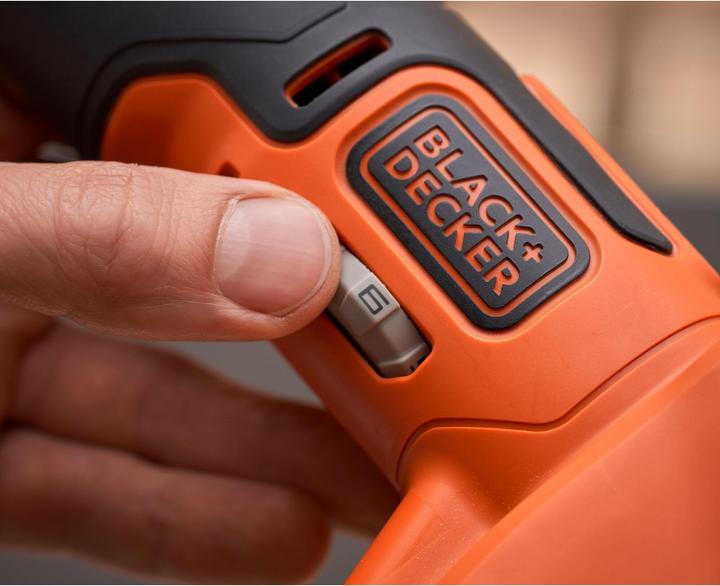 Produktbild Black & Decker 18 V Multifunktionswerkzeug, 1A Ladegerät, 1x 2,0 Ah Akku, 20-tlg Zubehör, Kitbox