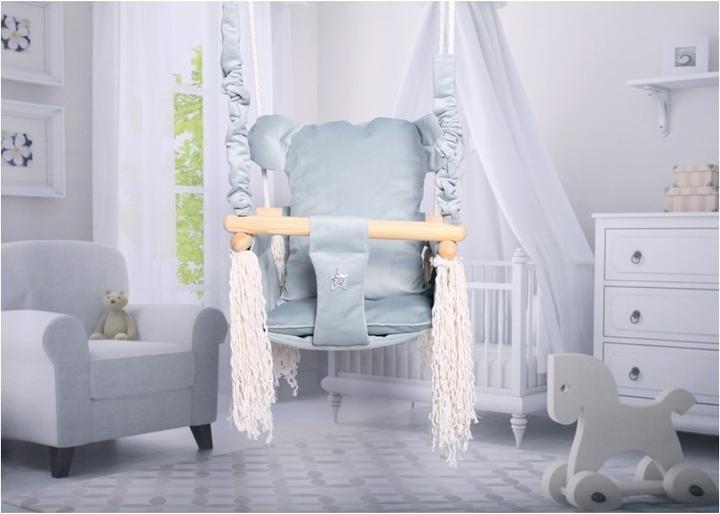 Image du produit Holzecke Balançoire grillagée "Teddy Bear "gris