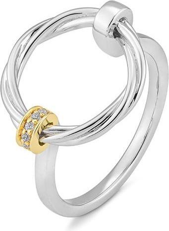 Produktbild Breuning RING - BRILL. 0,033 Ct. H/si (56, 750/18 K Gold)