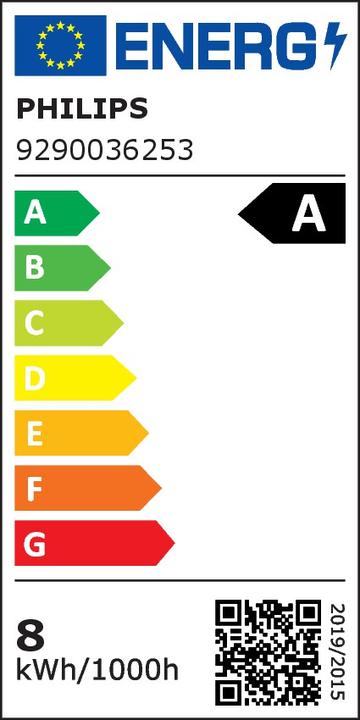 Energy Label Philips Amber (E14, 3 W, 250 lm, 1 x, E)