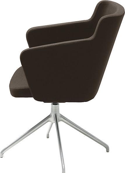 Produktbild Topstar Besprechungssessel SFH, 3D-Sitzgelenk und Aluminium-Fusskreuz, braun