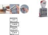 Actual product image Trodat Date stamp 2910/L "RECEIVED" + 1 field