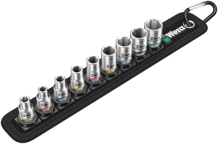 Wera Belt A 4 Jeu de douilles Zyklop (13 mm, 8 mm, 10 mm, 11 mm, 7 mm, 12 mm, 6 mm, 9 mm, 5 mm)
