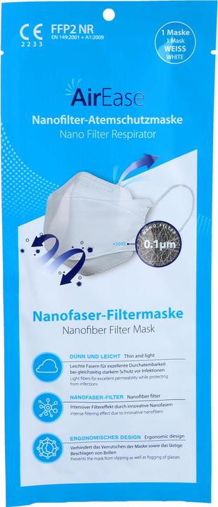 Immagine prodotto AirEase Air Ease Ffp2 Nanofilt Mas (1 x)