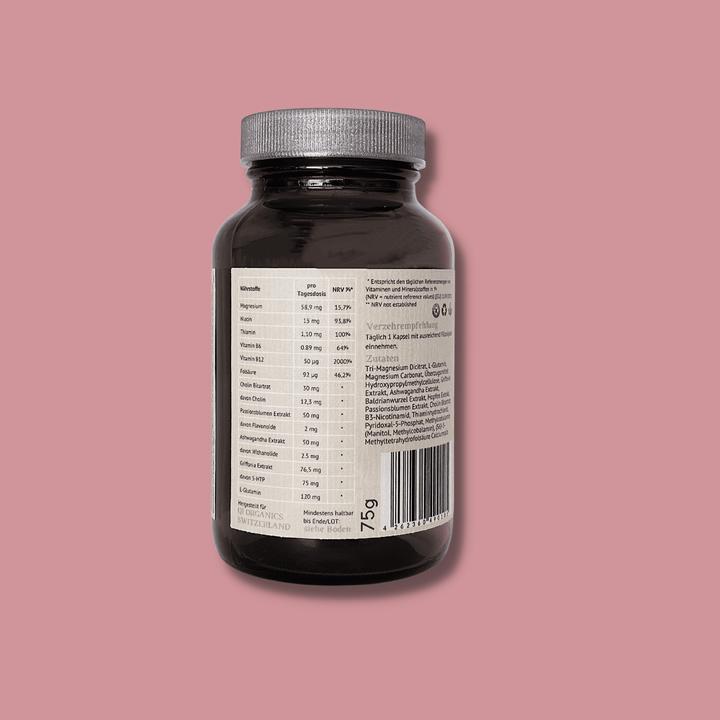 Produktbild QI Organics Entspannungs Kapsel - Entspannung & guter Schlaf (45 Stück, Tabletten, 51 g)