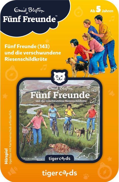 Actual product image Tigermedia tigercard - Five Friends - 143: and the missing giant tortoise