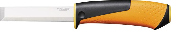 Actual product image Fiskars Carpenter's knife including holster with integrated knife sharpener, total length: 22.4 cm, S (27.80 cm)