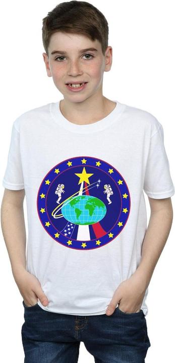 Immagine prodotto Nasa Classic Globe Astronauts Maglietta Ragazzi (152, 158)