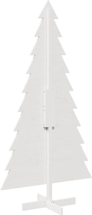 Immagine prodotto VidaXL Albero di Natale in legno Albero di Natale in legno bianco 180cm in legno di pino massiccio (180 cm)