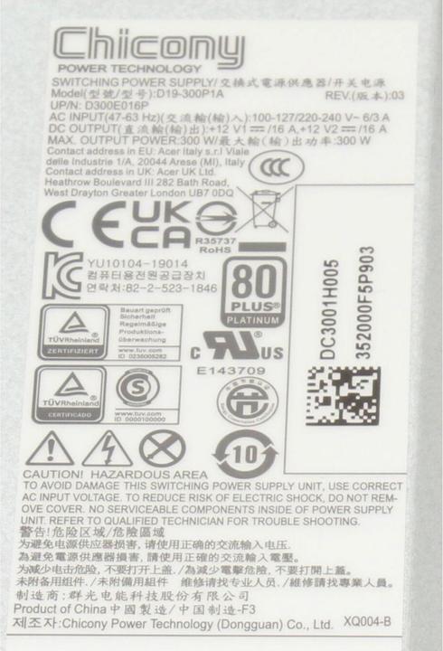 Immagine prodotto Acer DC.2501B.001 (300 W)