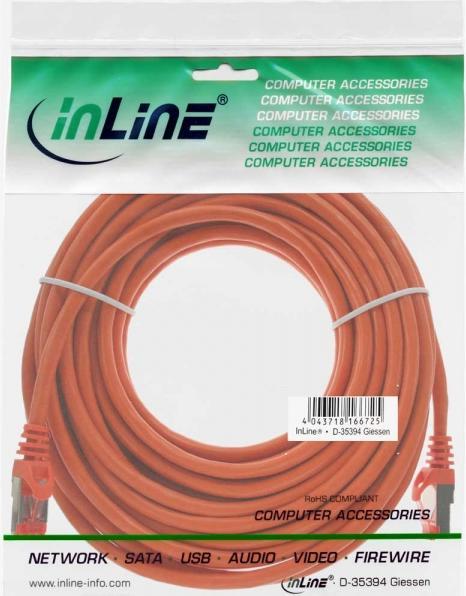 Image du produit InLine Câble de raccordement (S/FTP, CAT6, 20 m)