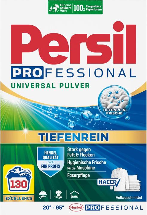 Produktbild Persil Pulverwaschmittel Universal Professional 130 WG, 7.8 kg (130 Waschgänge, Pulver)