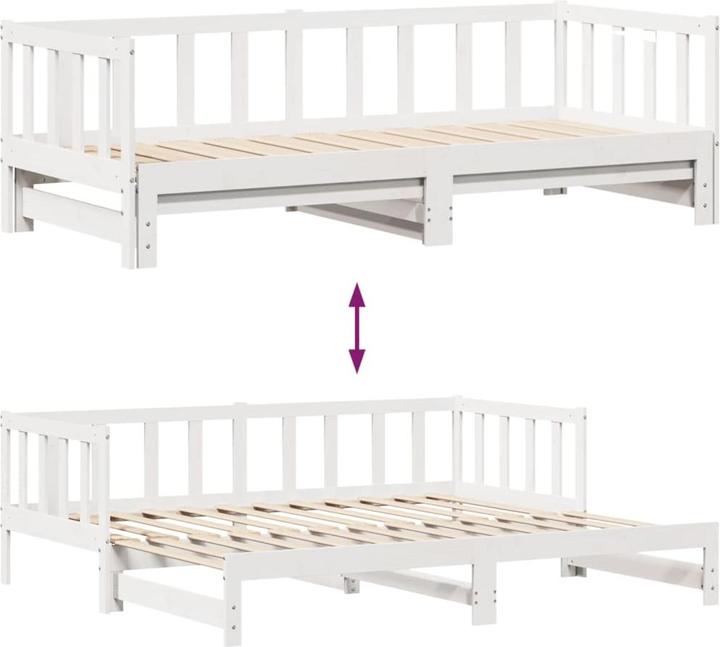Immagine prodotto VidaXL Letto da giorno allungabile con cassetti (90 x 200 cm)