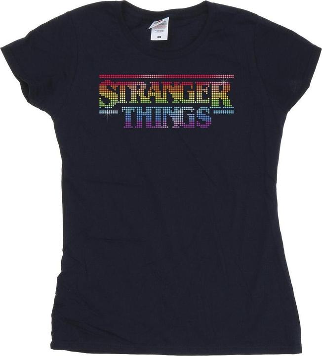 Produktbild Netflix Stranger Things Rainbow Dot Logo TShirt (XXL)