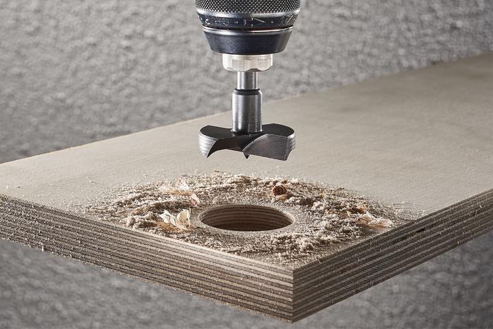Actual product image wolfcraft Forstner bit 15 mm total length (8 mm)