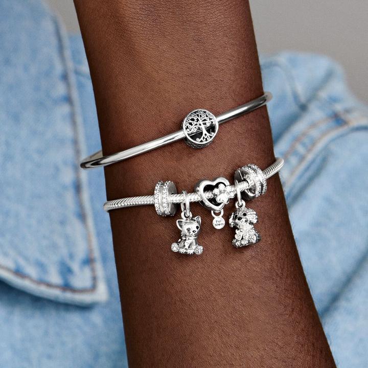 Image du produit Pandora Charme du coeur de patte (Argent massif)
