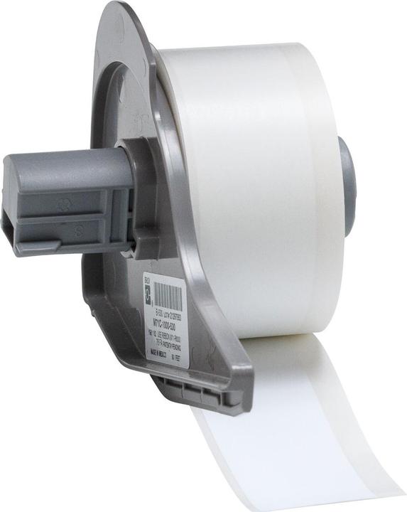 Produktbild Brady M7C-1000-530, Vinyl, Weiss, glänzend, 25.40 mm x 15.24 m, manipulationssicher, permanent