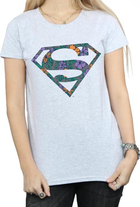 Produktbild Superman Floral Logo 1 TShirt (XXL)
