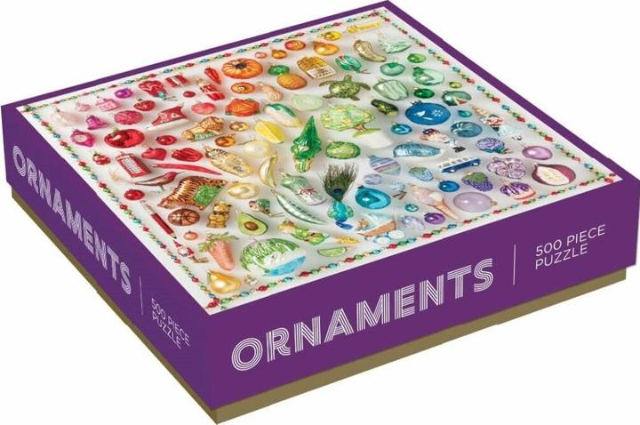 Actual product image Abrams & Chronicle 51745 - Rainbow Ornaments - Puzzle, 500 pieces (500 pieces)