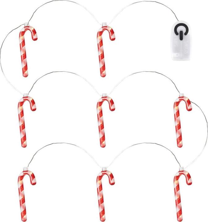 Produktbild Sirius Weihnachtslichterkette Hannah Zuckerstange, 8 × Lampen (0.21 m)