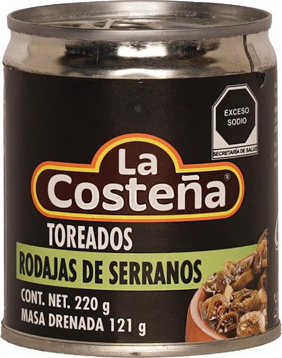 Image du produit La Costeña Rodajas de Serranos Toreados (220 g)