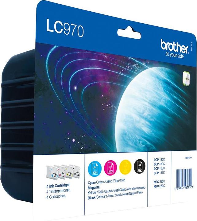 Produktbild Brother LC-970 Value Pack (M, C, Y, BK)