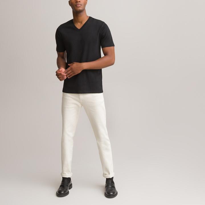 Image du produit La Redoute Collections T-shirt avec col en V (3XL)