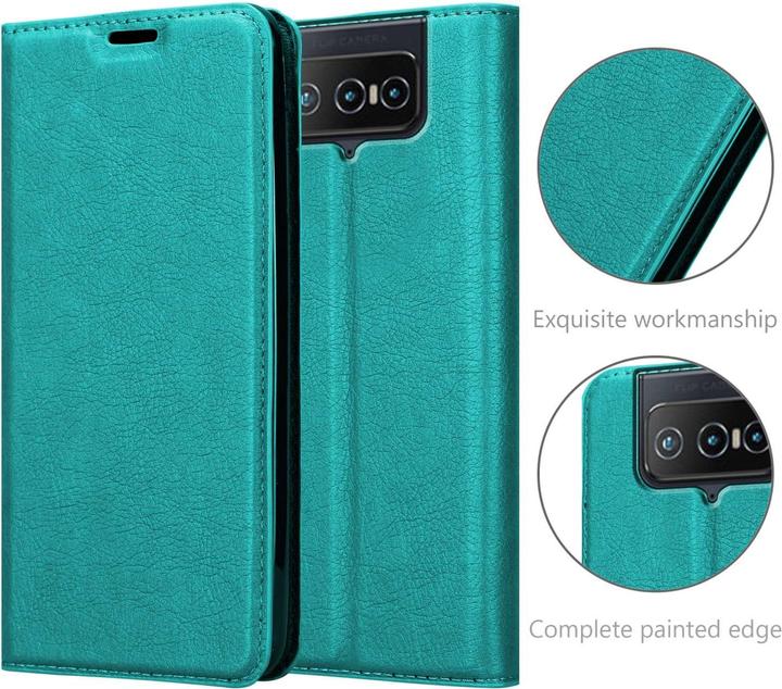 Actual product image Cadorabo Book Invis. Magnet sleeve (Asus Zenfone 8 Flip)