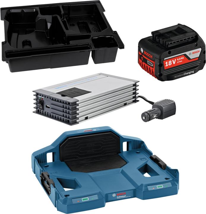 Actual product image Bosch Professional Wireless Charging L-BOXX Bay +4Ah battery