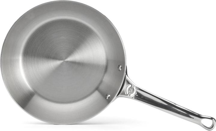Actual product image de Buyer Affinity frying pan uncoated induction (24 cm, Frying pan, Stainless steel)