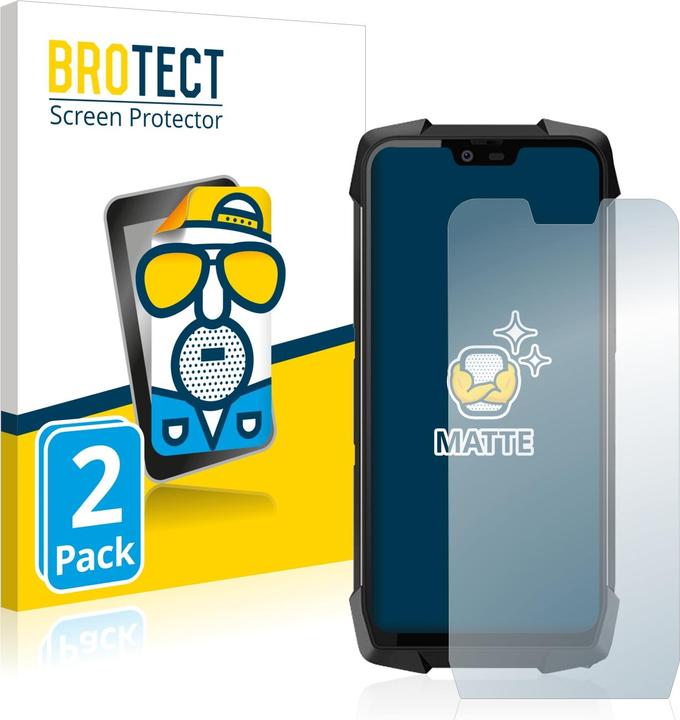 Image du produit BROTECT Film de protection antireflet Protection d'écran mat (2 pièce(s), Blackview BV9700 Pro)