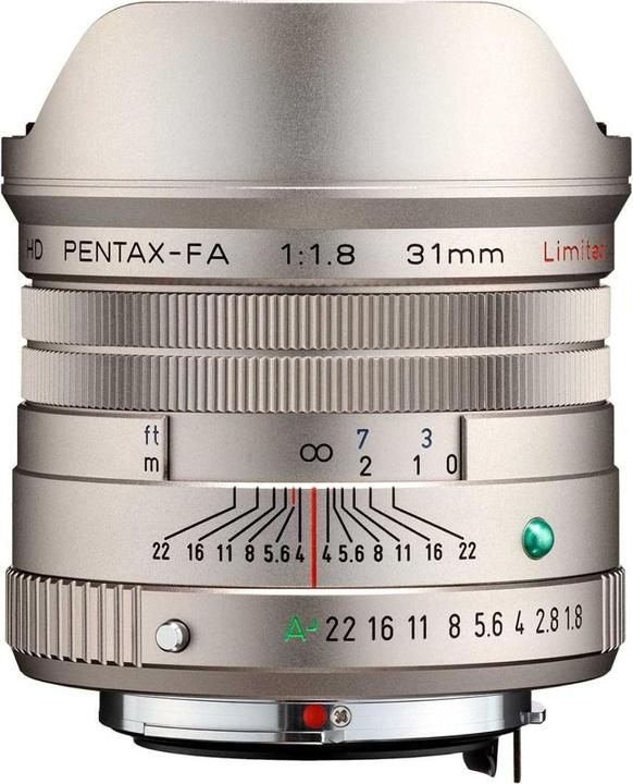 Actual product image Pentax HD FA 31mm/ 1.8 Limited silver (Fujifilm X, full size)
