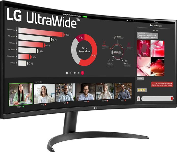 Image du produit LG 34WR50QK-B.AEU (3440 x 1440 pixels, 34")