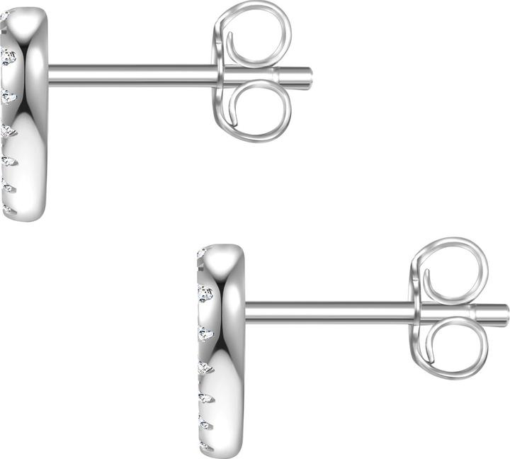 Actual product image Glanzstücke München Ladies earrings heart sterling silver - 34516 (Sterling silver 100%)