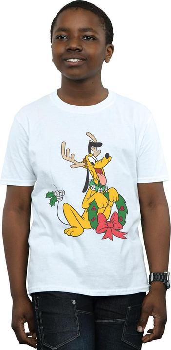 Immagine prodotto Disney Pluto Christmas Reindeer Maglietta Ragazzi (128)