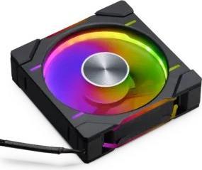 Actual product image Phanteks D30 PWM Reverse Airflow D-RGB Fan, 3-pack - 120mm, black (120 mm, 3 x)