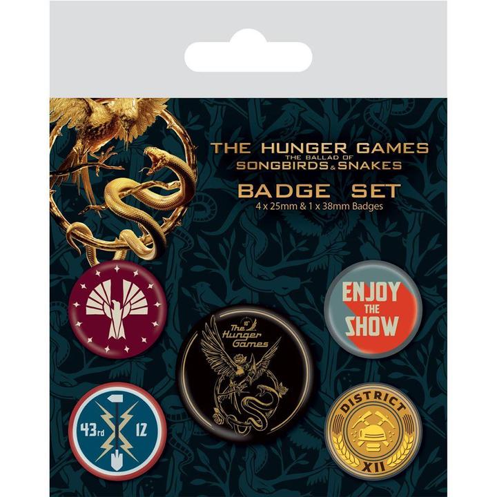 Actual product image The Hunger Games: The Ballad of Songbirds & Snakes Badge (Pack of 5)