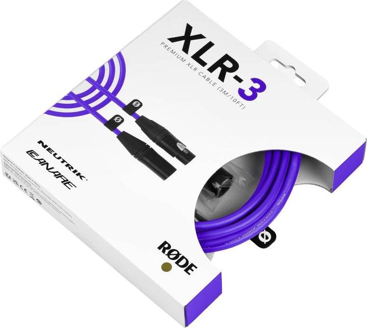 Actual product image RØDE XLR-3 Purple (3 m, XLR)