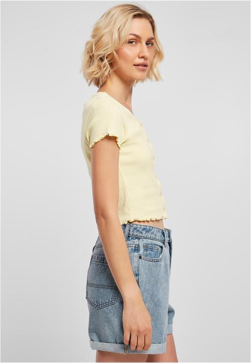 Image du produit Urban Classics Tee-shirt femme croisé à côtes - 12114 (S)