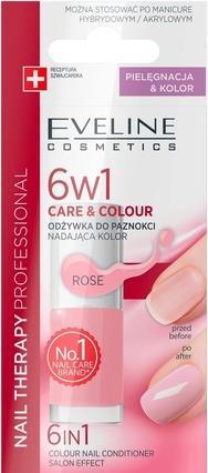Immagine prodotto Eveline Il balsamo Nail Therapy Care&Colour 6In1 è un artiglio che dona il colore della rosa 5Ml (5 ml)