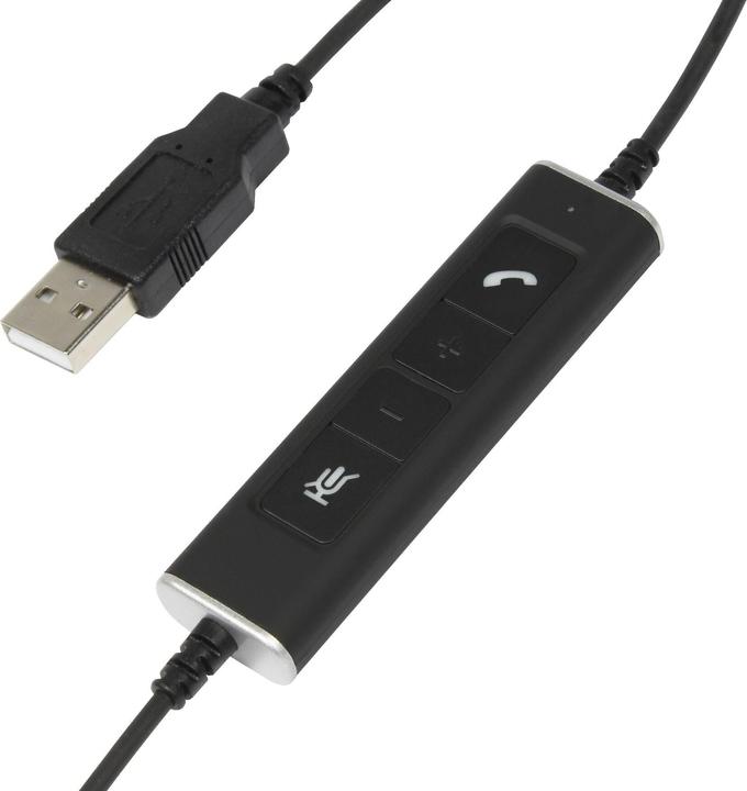 Actual product image Plusonic Softphone Headset 6337 10.1P USB Mono, corded On Ear (Cable, USB-A)