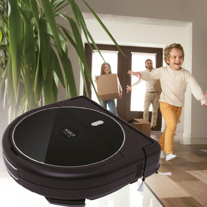 Actual product image Hobot Legee-688 HB-688 - Robotstofzuiger met dweilfunctie - Zwart (Vacuum mopping robot)