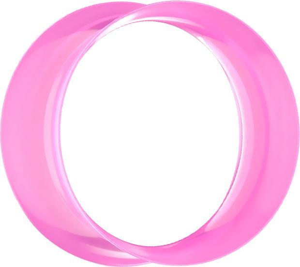 Produktbild Star Piercing Flared Tunnel pink (ohne Messing, Silikon)