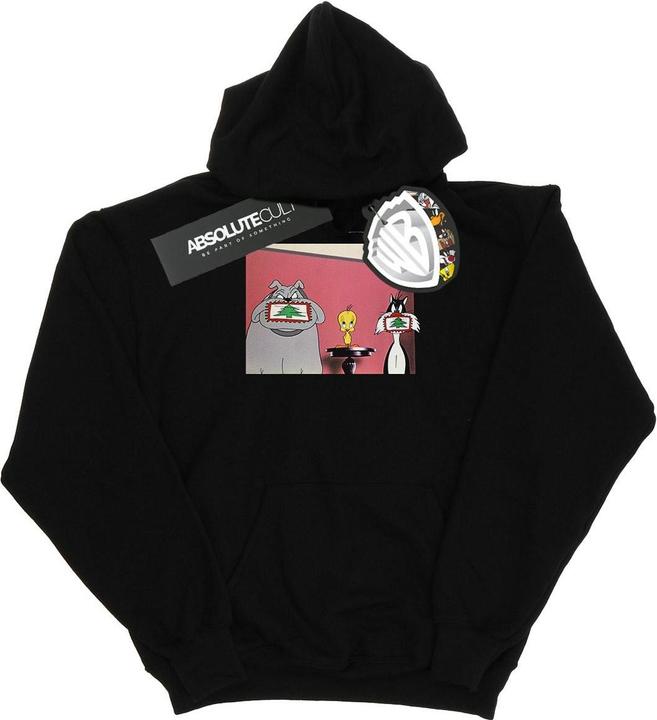 Actual product image Looney Tunes Mens Christmas Postcard Hoodie (L)