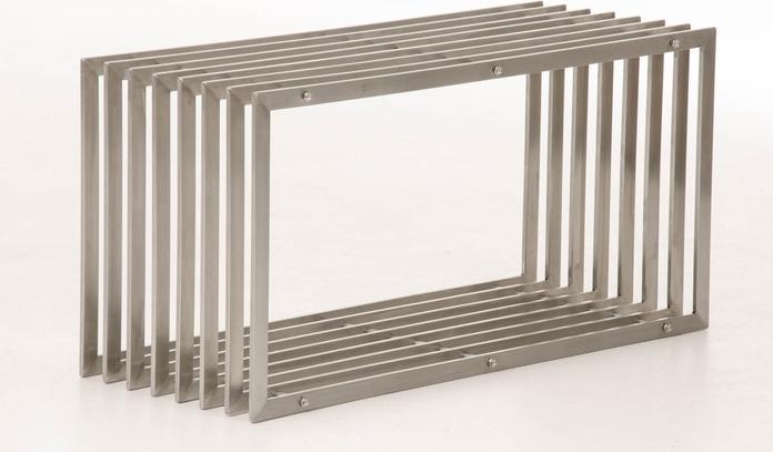 Immagine prodotto CLP Porta legna Irving 40x50x100, acciaio inox (40 x 50 x 100 cm)