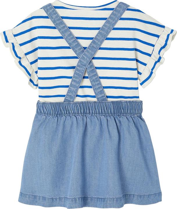 Produktbild Vertbaudet Mädchen Baby-Set: T-Shirt & Trägerrock (98)