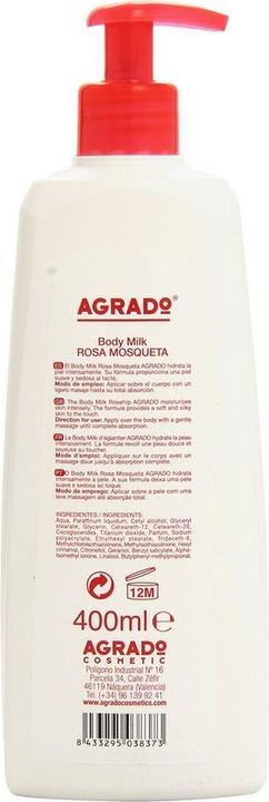 Image du produit Agrado Lait pour le corps à l'églantier (400 ml) (Lait pour le corps, 400 ml)